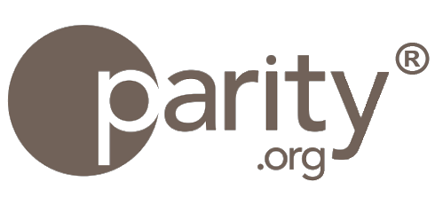 Parity Logo - Taupe 3